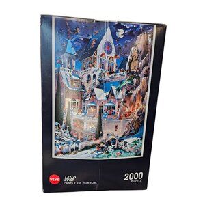 Heye 2000 pieces jigsaw puzzle Castle of Horror Jean-Jacques Loup W Poster 26127